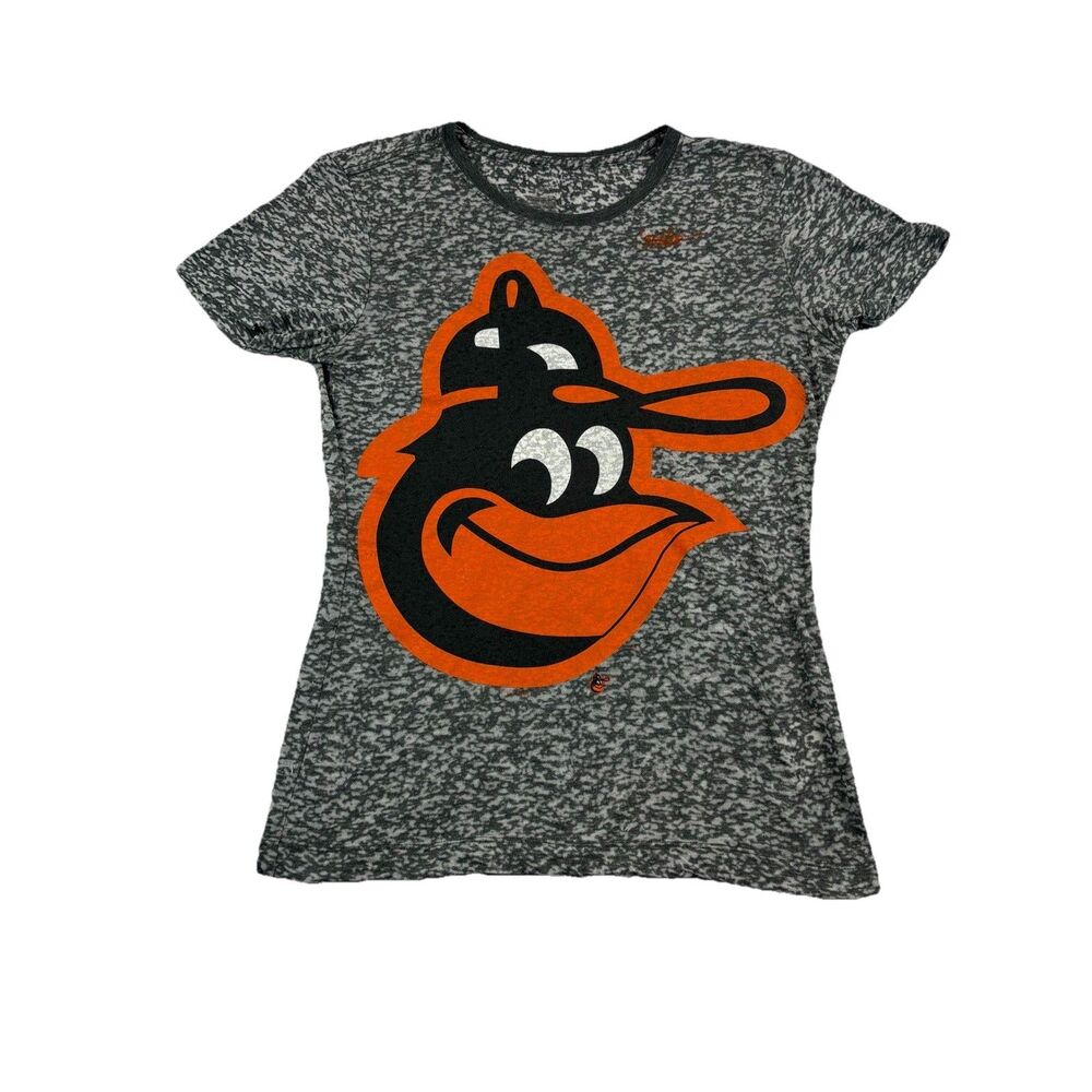 Baltimore Orioles Nike T Shirt Womens Small Short Sleeve Thin Material